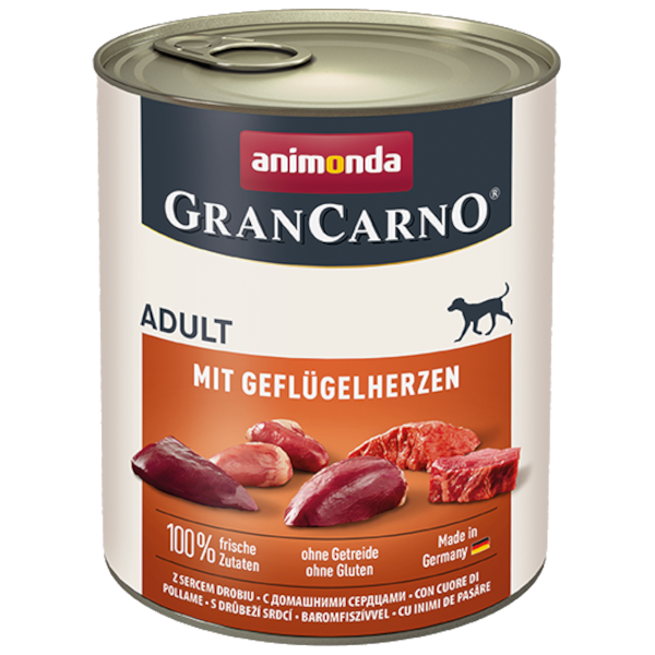 Animonda GranCarno Adult mit Geflügelherzen