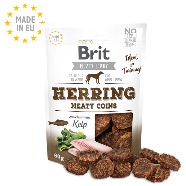 Brit Jerky Snack Herring Meaty Coins